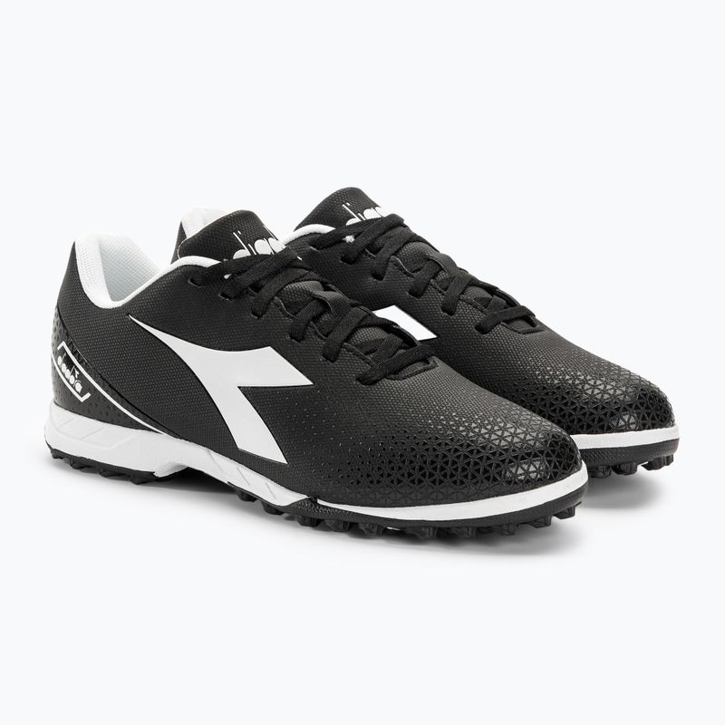 Buty piłkarskie dziecięce Diadora Pichichi 6 TF JR black/white 4