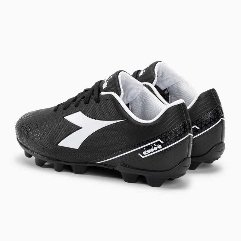 Buty piłkarskie dziecięce Diadora Pichichi 6 MD JR black/white 3