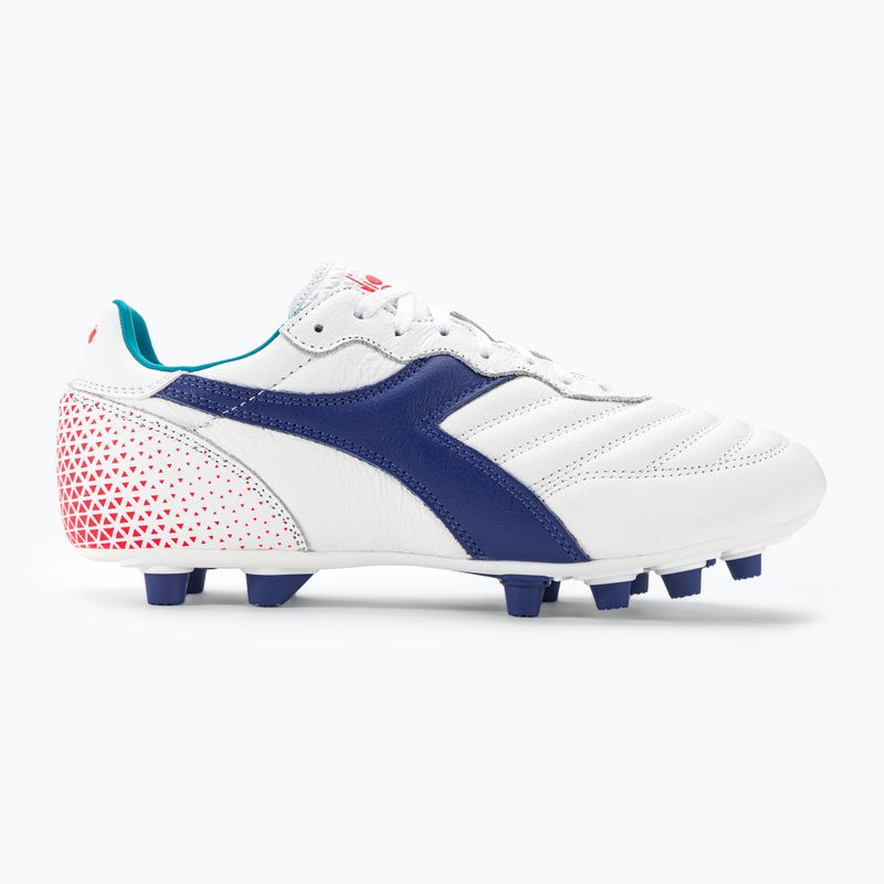 Buty piłkarskie męskie Diadora Brasil GR LT+ MDPU white/navy 2