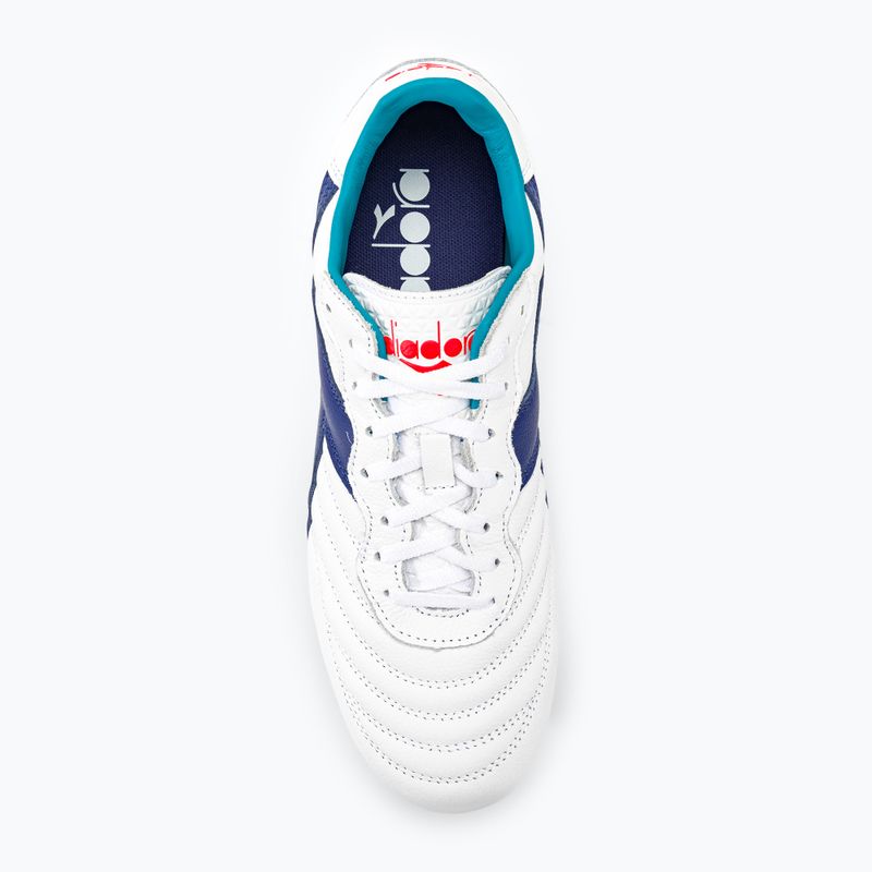 Buty piłkarskie męskie Diadora Brasil GR LT+ MDPU white/navy 6