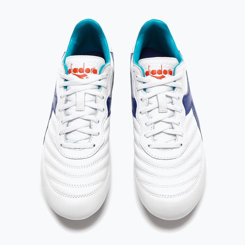 Buty piłkarskie męskie Diadora Brasil GR LT+ MDPU white/navy 13