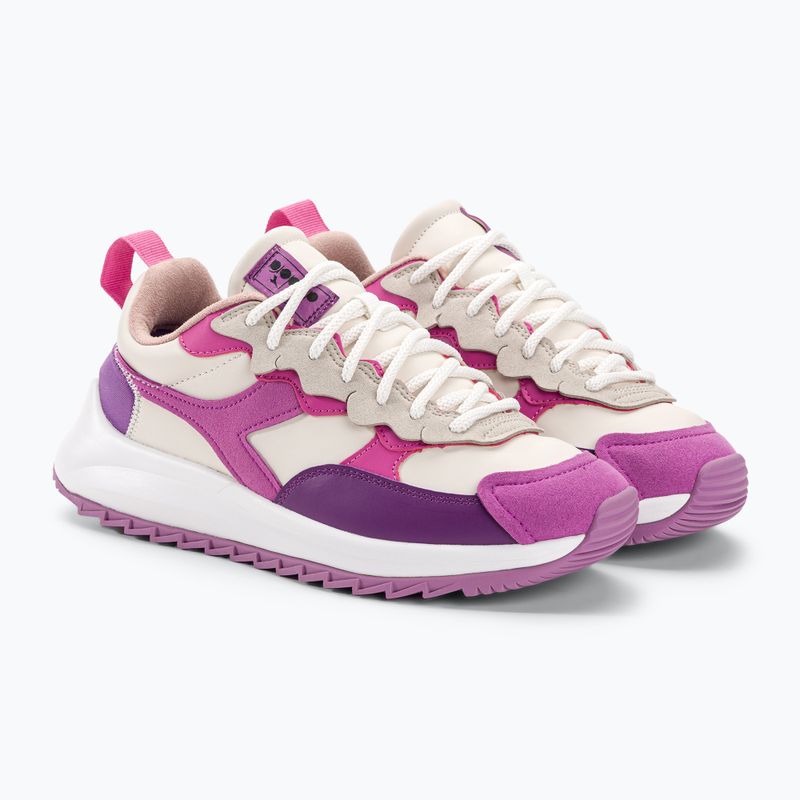 Buty damskie Diadora Jolly Pop blanc de blanc/mulberry 4