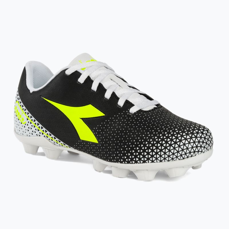 Buty piłkarskie dziecięce Diadora Pichichi 6 MD JR black/yellow fluo/white