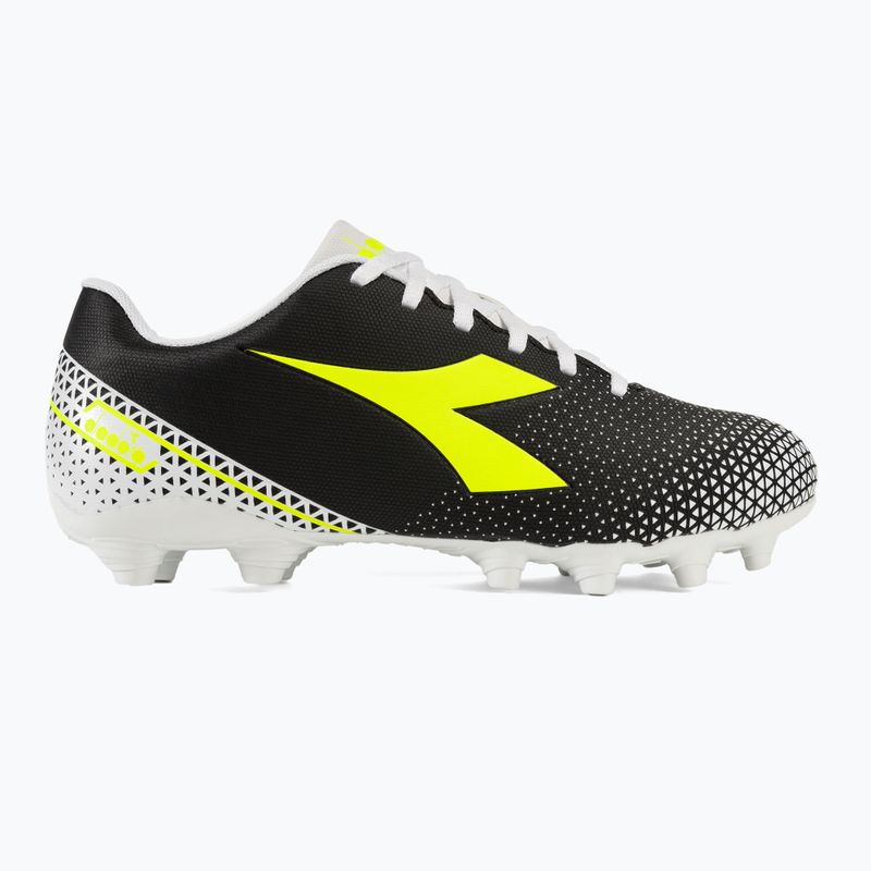 Buty piłkarskie męskie Diadora Pichichi 6 MG14 black/yellow fluo/white 2