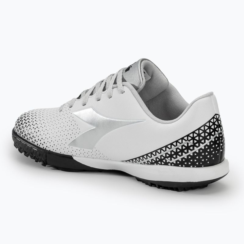 Buty piłkarskie męskie Diadora Pichichi 6 TFR white/silver/black 3