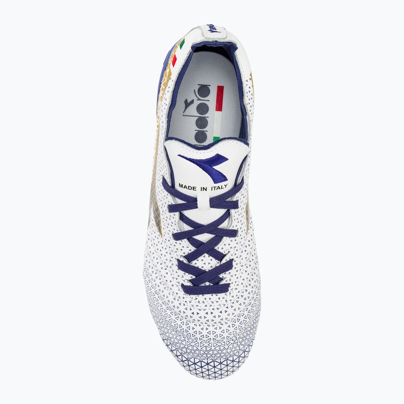 Buty piłkarskie męskie Diadora Brasil Elite Tech GR ITA LPX white/blue/gold 5
