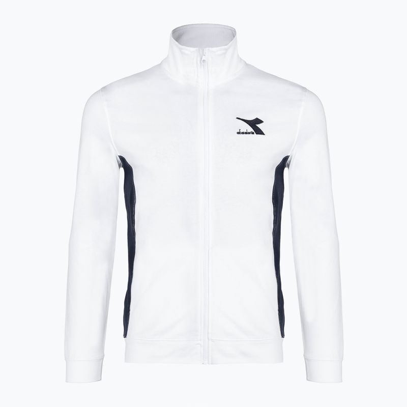 Dres męski Diadora Tracksuit FZ Core bianco ottico 3