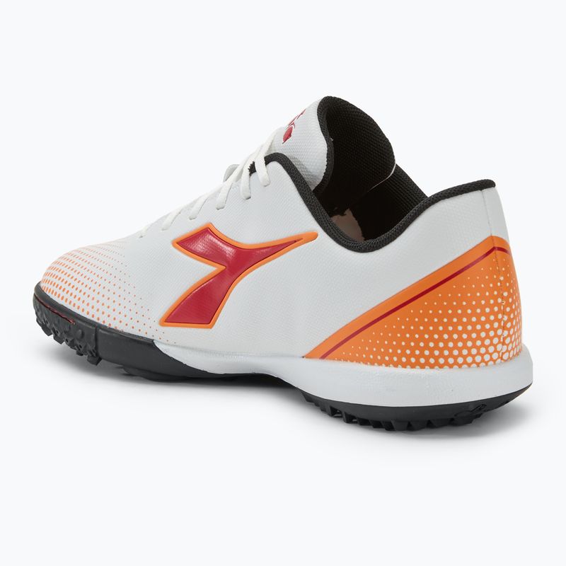 Buty piłkarskie męskie Diadora Pichichi 7 TFR white/chili pepper/russet orange 3