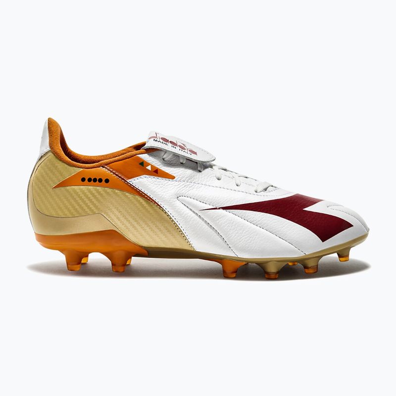 Buty piłkarskie męskie Diadora Maximus Elite ITA T SLX white/chili pepper/russet orange 8