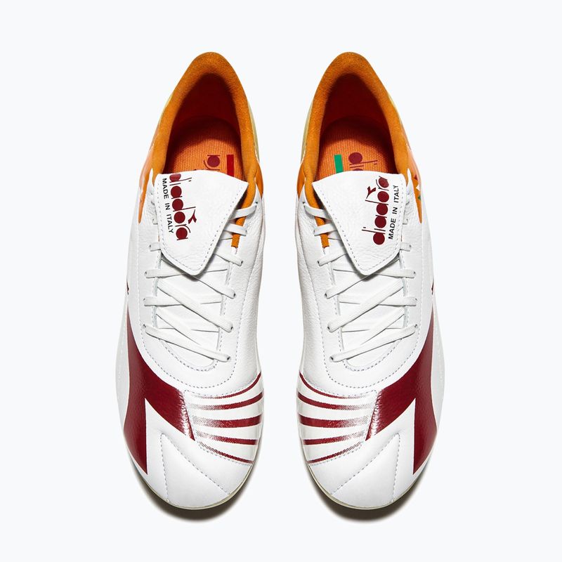 Buty piłkarskie męskie Diadora Maximus Elite ITA T SLX white/chili pepper/russet orange 10