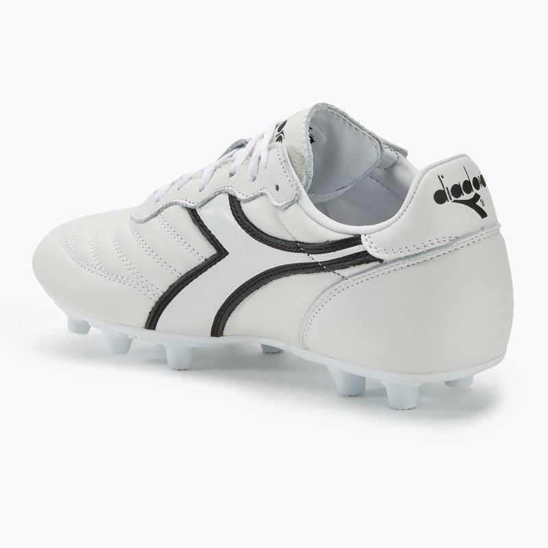 Buty piłkarskie męskie Diadora Brasil LT+ MDPU white/black 3