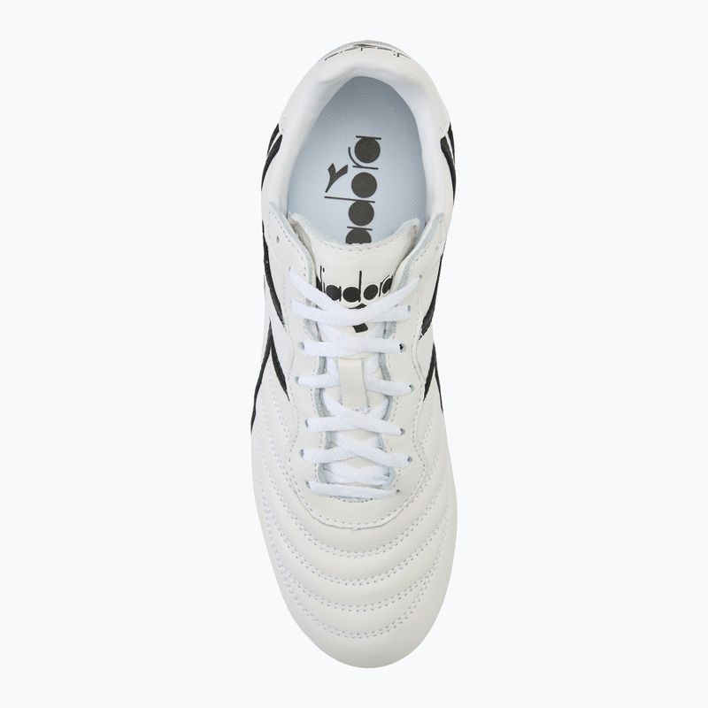 Buty piłkarskie męskie Diadora Brasil LT+ MDPU white/black 5