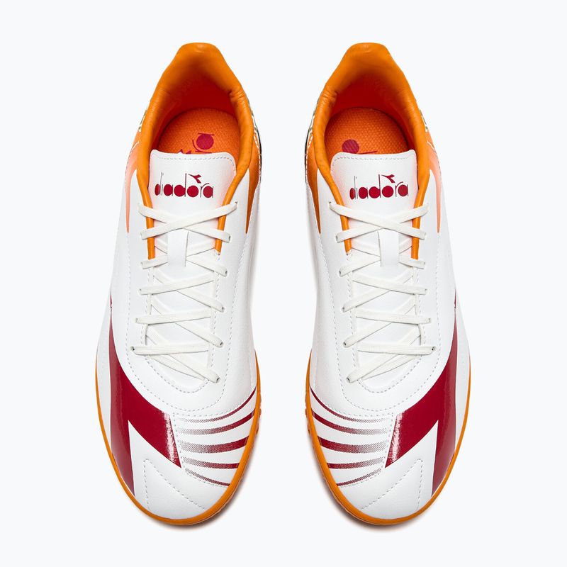 Buty piłkarskie męskie Diadora Maximus Elite R TFR white/chili pepper/russet orange 10