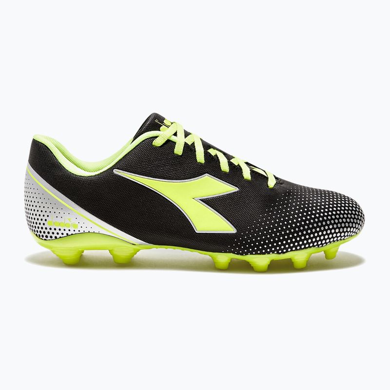 Buty piłkarskie męskie Diadora Pichichi 7 MG14 black/yellow fl dd/silver dd 8