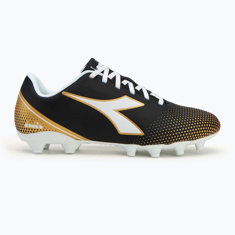 Buty piłkarskie męskie Diadora Pichichi 7 MG14 blavk/white/gold 2