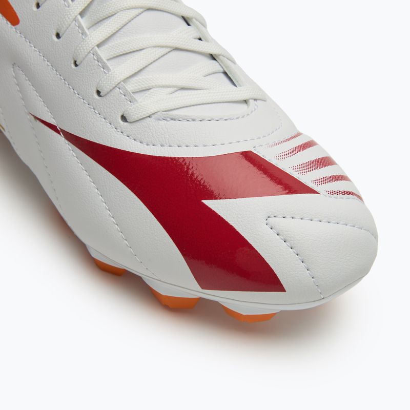 Buty piłkarskie męskie Diadora Maximus Elite R LPU white/chili pepper/russet orange 7