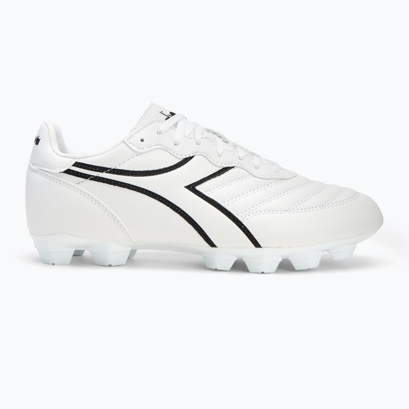 Buty piłkarskie męskie Diadora Brasil R LPU white/black 2
