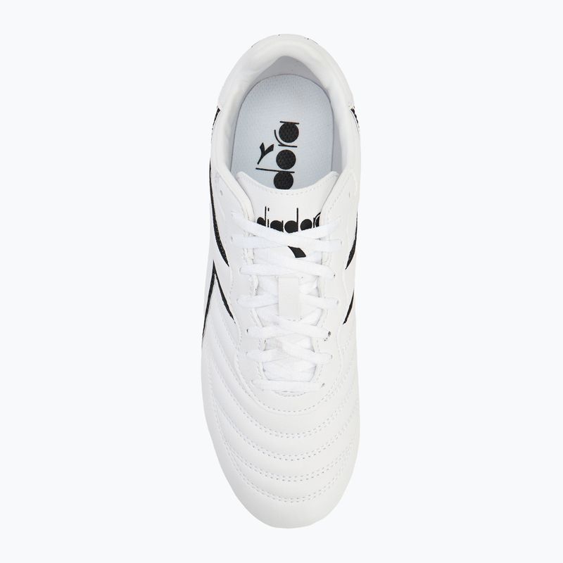 Buty piłkarskie męskie Diadora Brasil R LPU white/black 5
