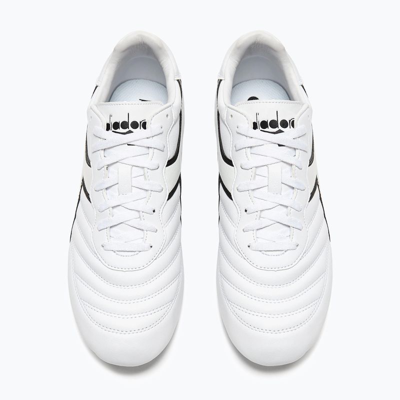 Buty piłkarskie męskie Diadora Brasil R LPU white/black 10
