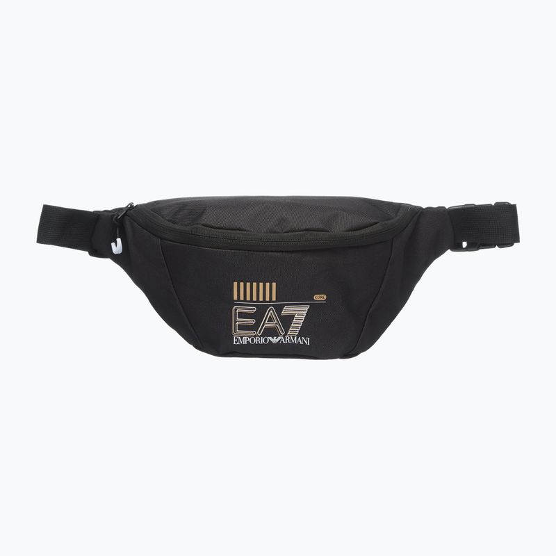 Saszetka nerka EA7 Emporio Armani Train Core 2,5 l black/gold logo