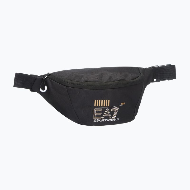 Saszetka nerka EA7 Emporio Armani Train Core 2,5 l black/gold logo 2