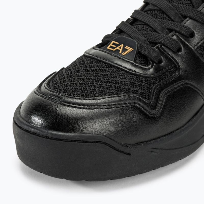 Buty EA7 Emporio Armani Basket Mid triple black/gold 7
