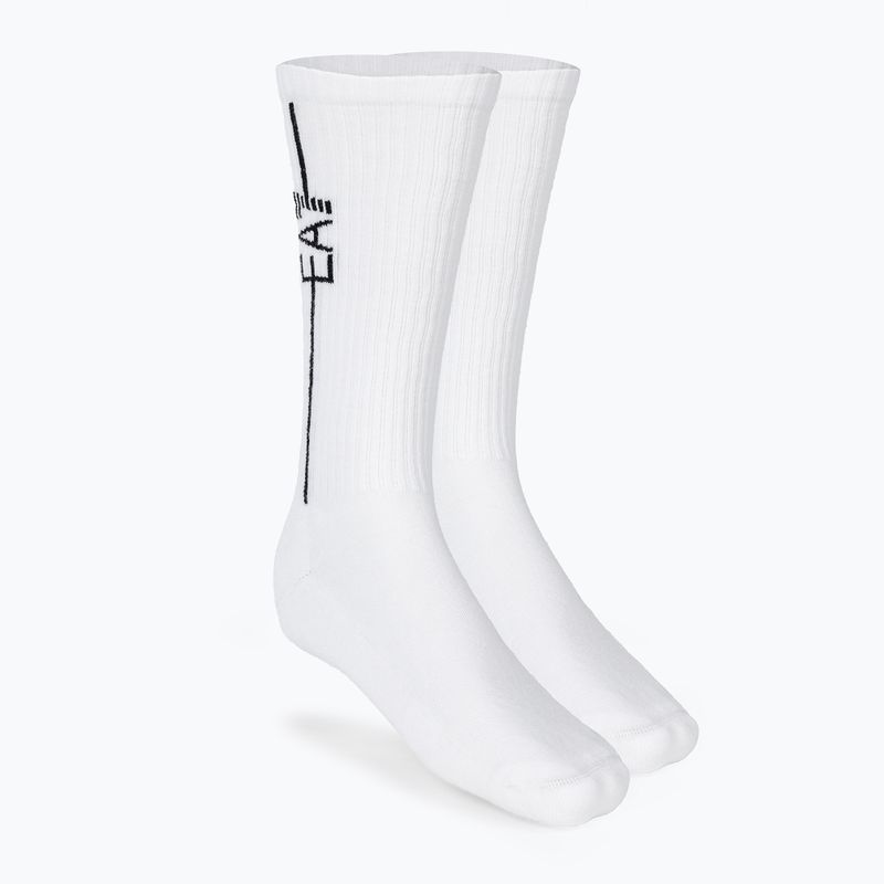 Skarpety EA7 Emporio Armani Train 2 pary white/black