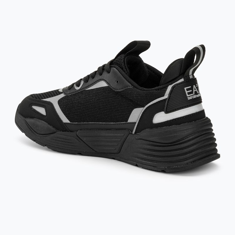 Buty EA7 Emporio Armani Ace Runner triple black/silver 3