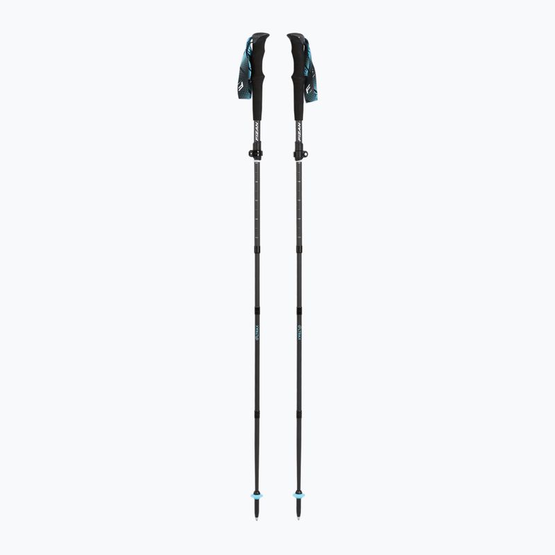 Kije trekkingowe Fizan Ultrax Carbon light blue