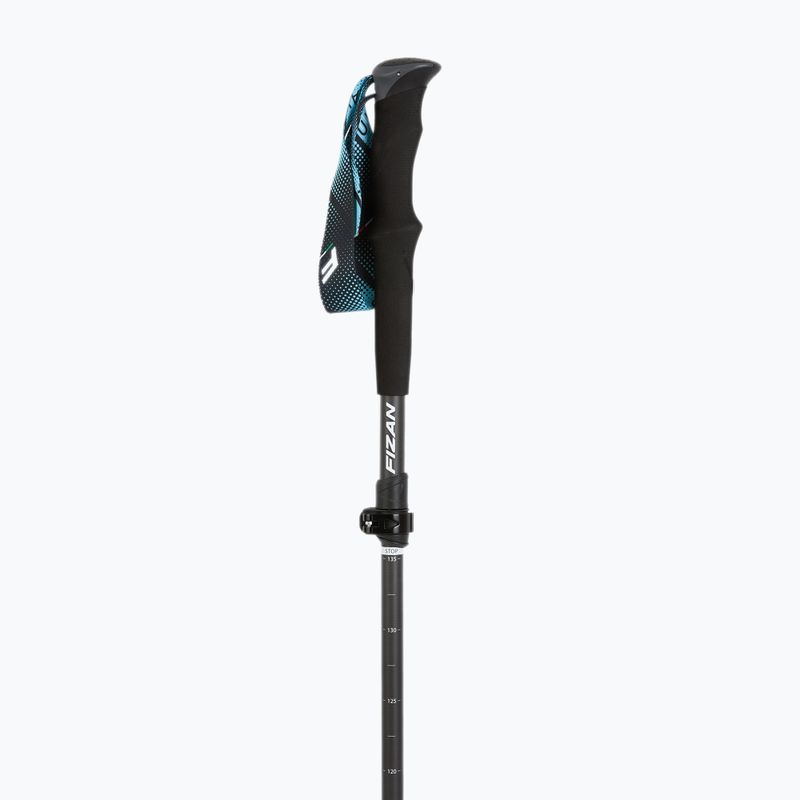 Kije trekkingowe Fizan Ultrax Carbon light blue 2