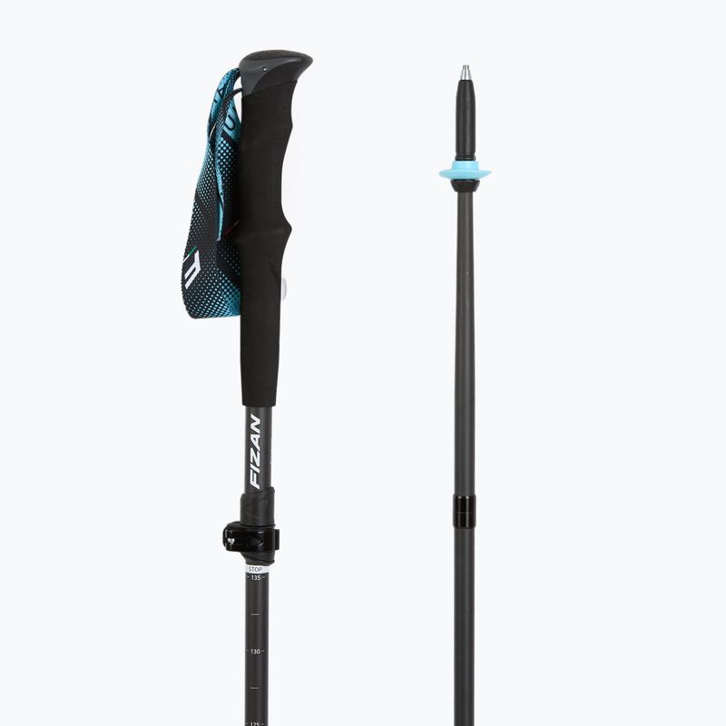 Kije trekkingowe Fizan Ultrax Carbon light blue 3
