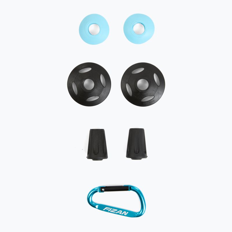 Kije trekkingowe Fizan Ultrax Carbon light blue