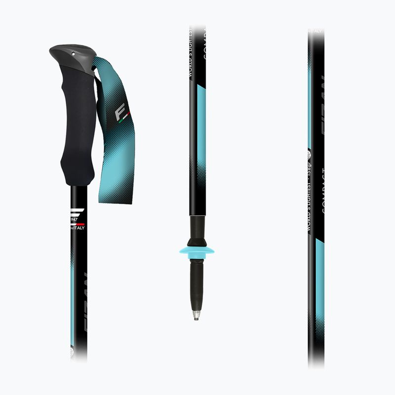 Kije trekkingowe Fizan Compact Tech light blue 5