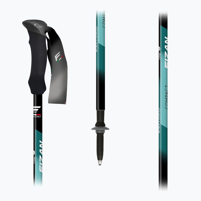 Kije trekkingowe Fizan Compact water green 5