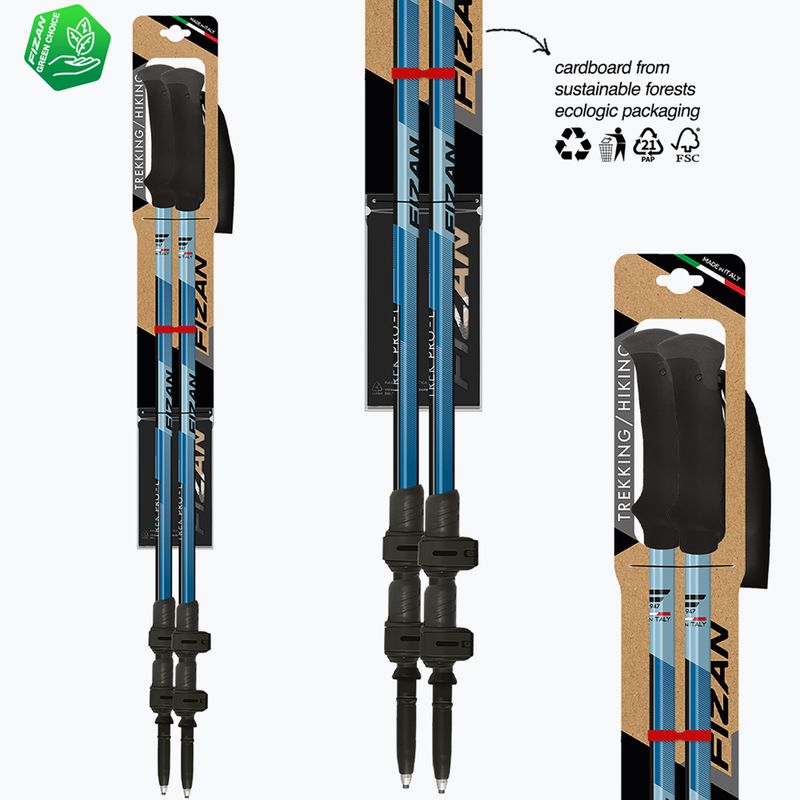 Kije trekkingowe Fizan Trek Pro L blue 4