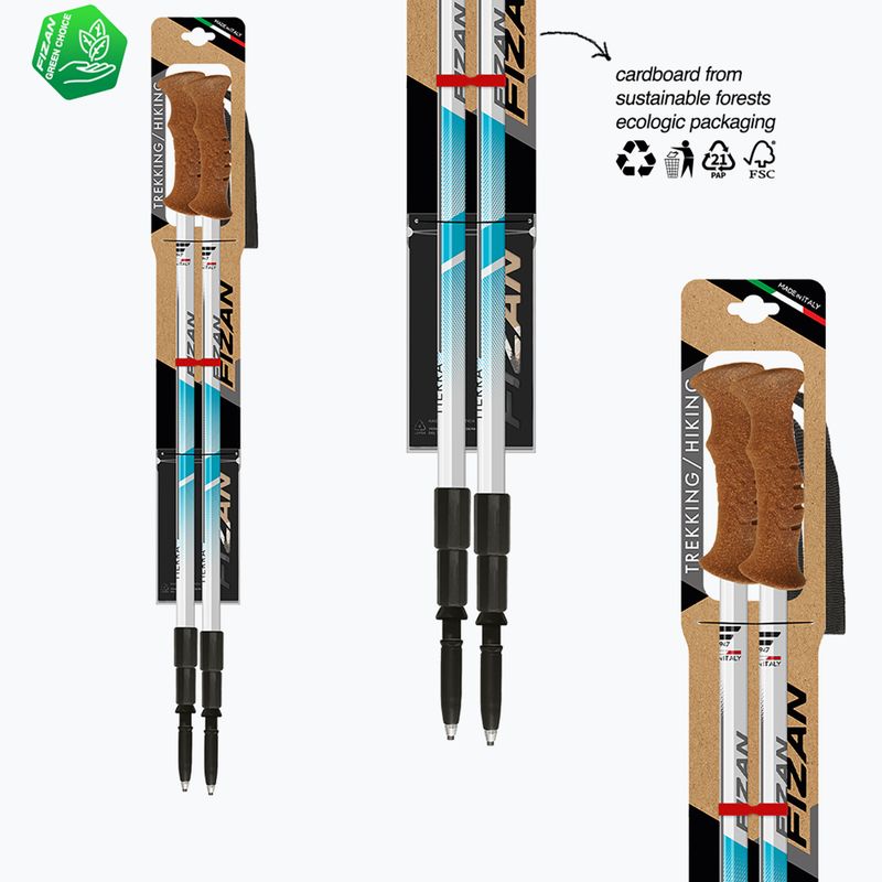 Kije trekkingowe Fizan Tierra light blue 6