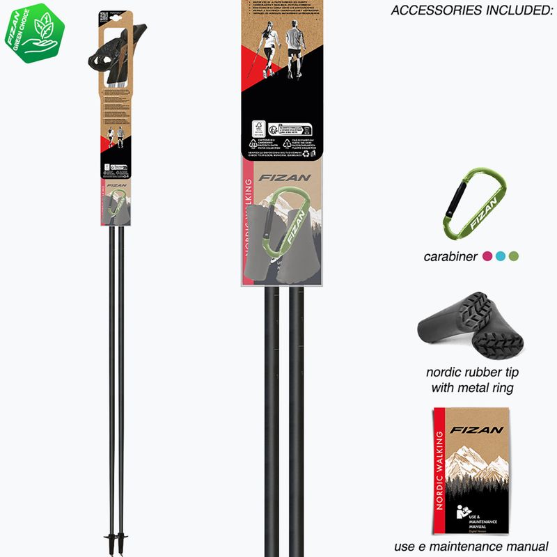 Kije nordic walking Fizan Tekno Impulse grey 7