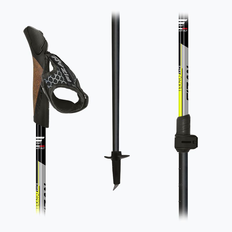 Kije nordic walking Fizan Tekno yellow 5