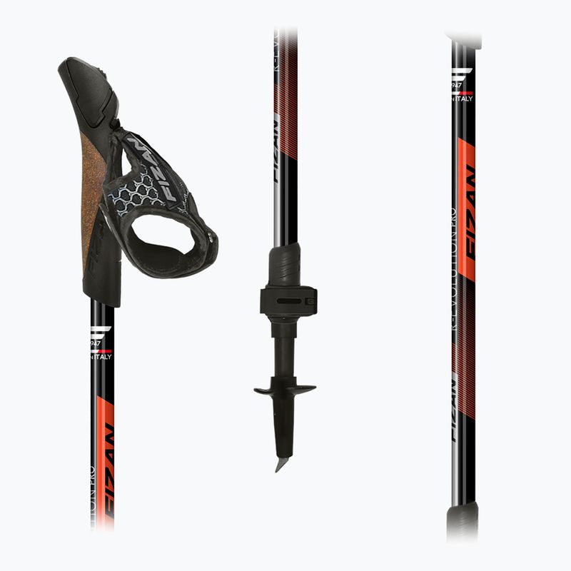 Kije nordic walking Fizan R-Evolution Pro red 4
