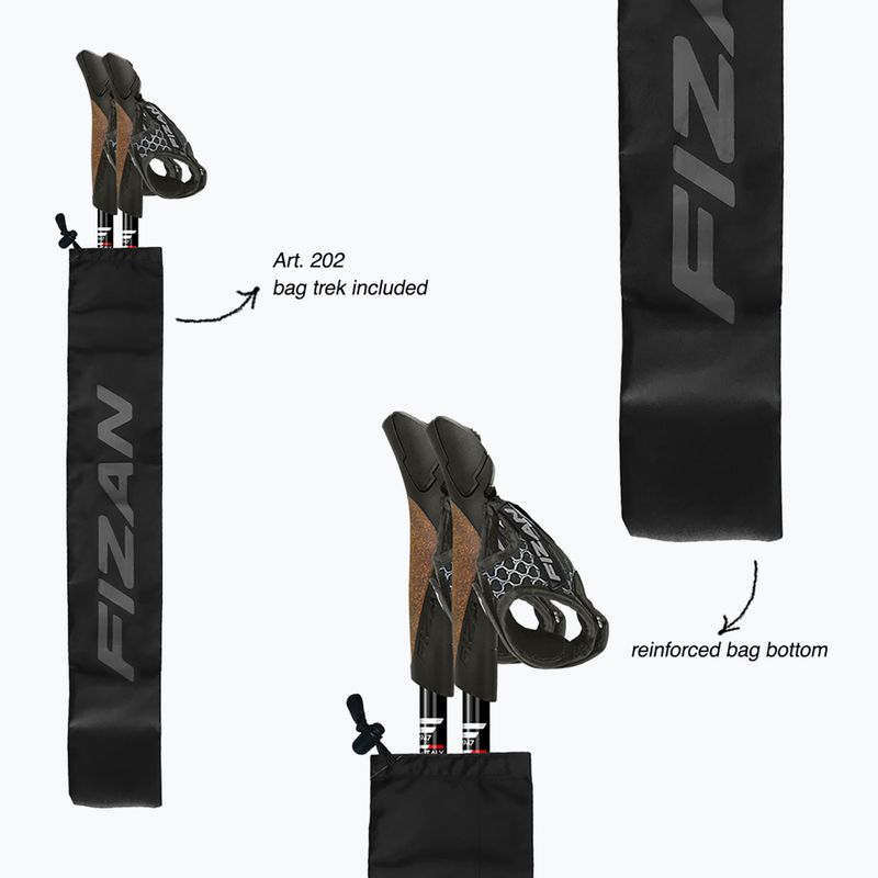 Kije nordic walking Fizan R-Evolution Pro red 5