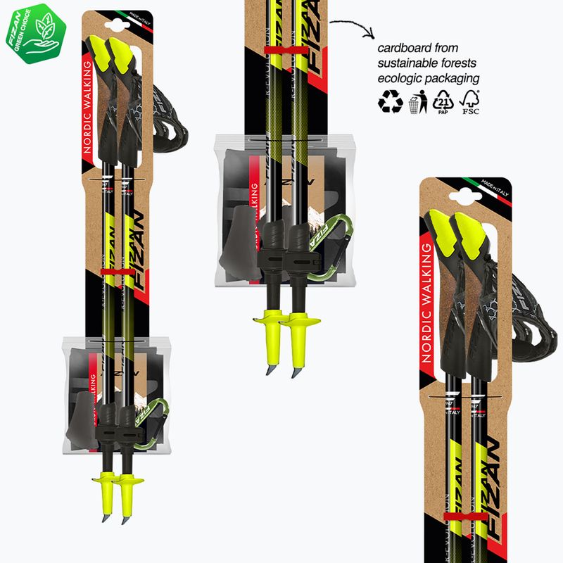 Kije nordic walking Fizan R-Evolution yellow 6