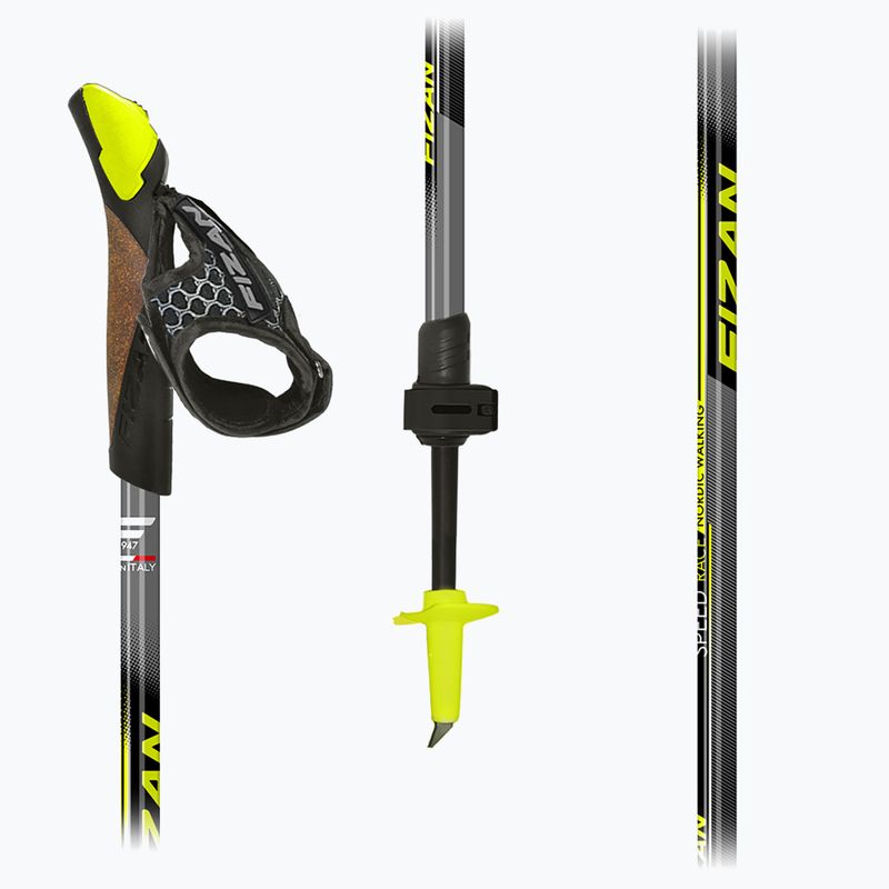 Kije nordic walking Fizan Speed Race yellow 3