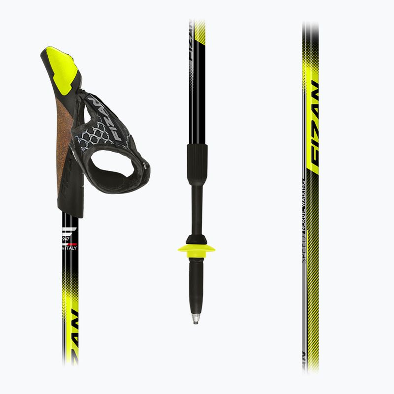 Kije nordic walking Fizan Speed yellow 5