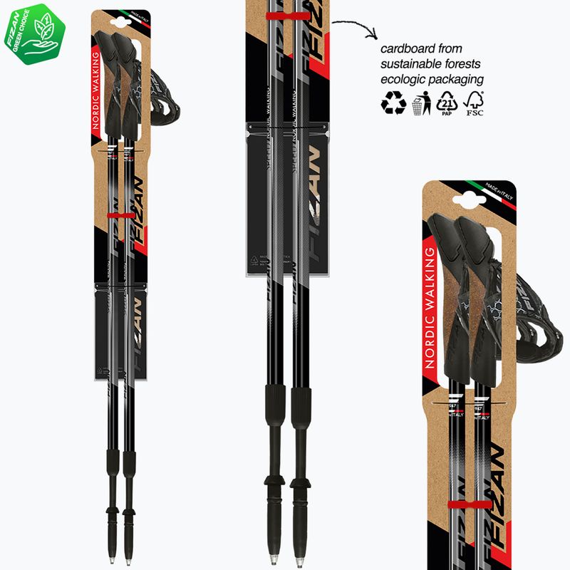 Kije nordic walking Fizan Speed black 4