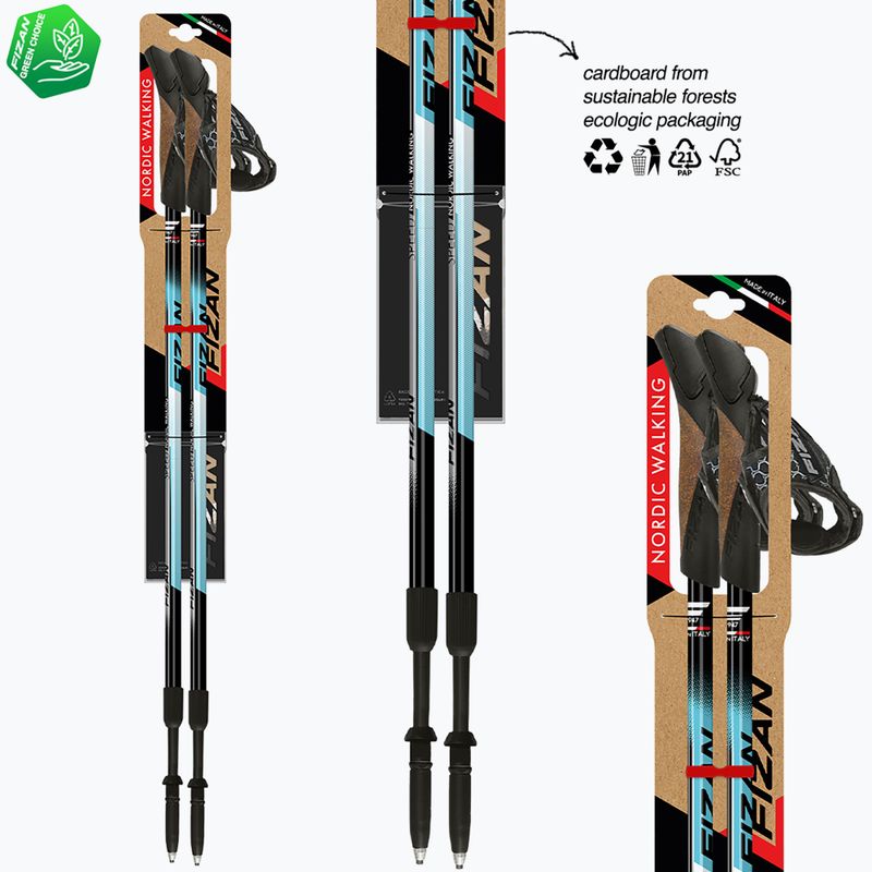 Kije nordic walking Fizan Speed light blue 6