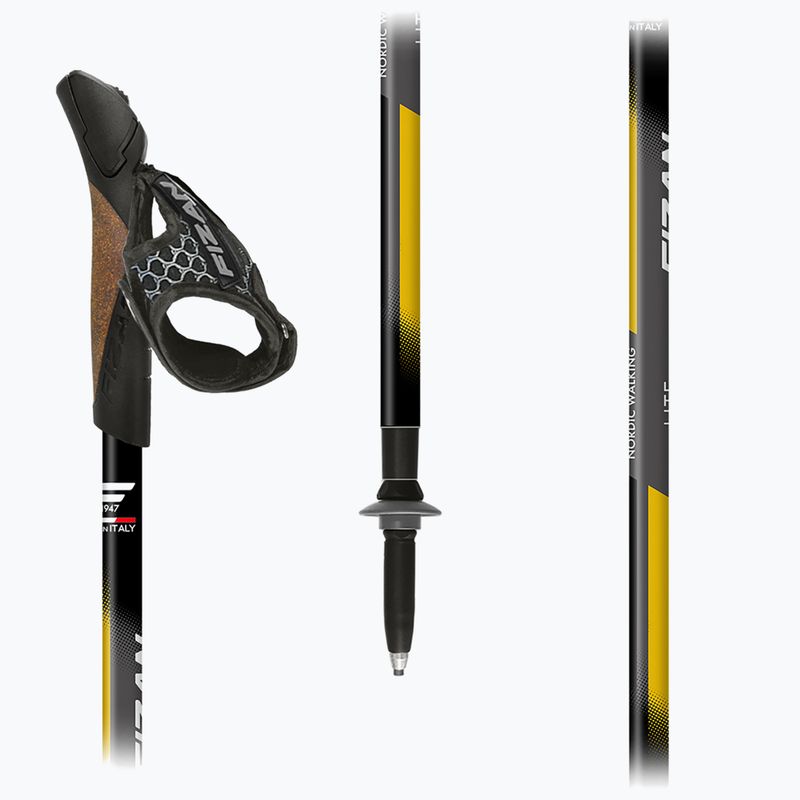 Kije nordic walking Fizan Lite Tech yellow 3
