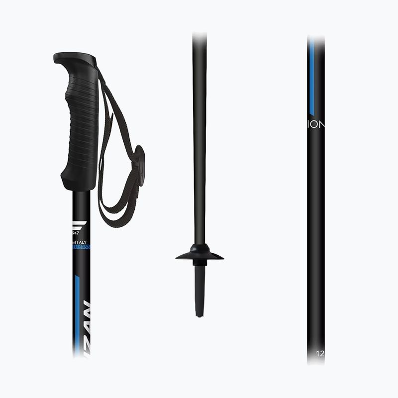 Kije narciarskie Fizan Action black/blue 2