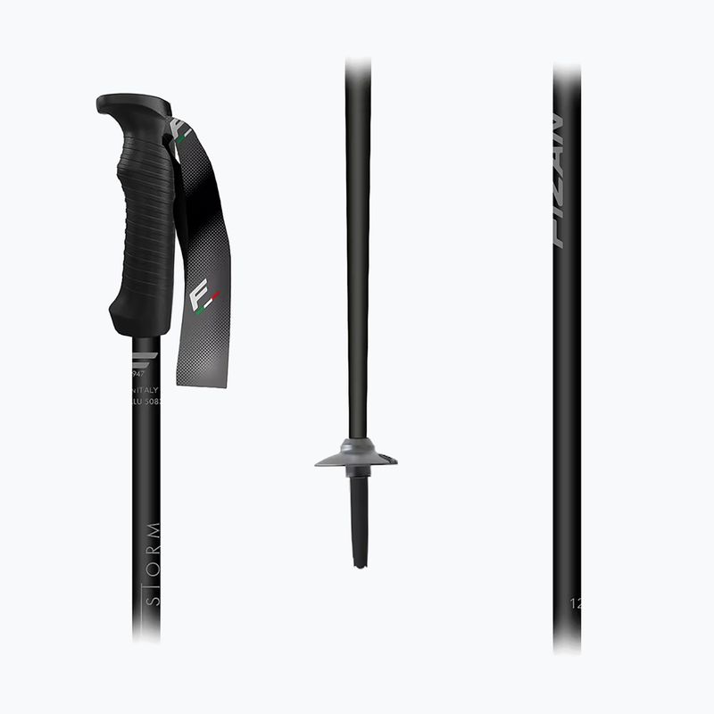 Kije narciarskie Fizan Storm black/grey 2