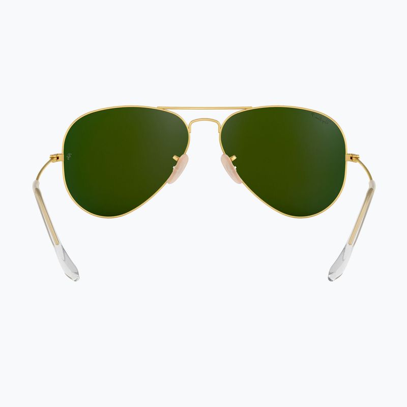 Okulary przeciwsłoneczne Ray-Ban Aviator Classic matt gold/blue polarized 5