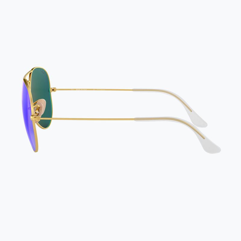 Okulary przeciwsłoneczne Ray-Ban Aviator Classic matt gold/blue polarized 7